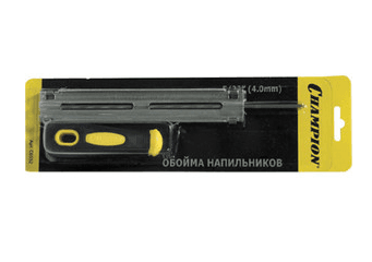 CHAMPION C6552 Обойма напильников DELUXE Pro 4,0мм (Напильник круглый, рукоятка, обойма)