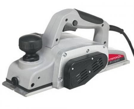 ИНТЕРСКОЛ Рубанок Р-110/1100 М (1100Вт, ширина 110мм, глубина до 3мм, 4кг, возможность стационарной установки, коробка)