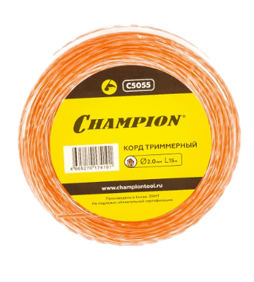 Корд трим. CHAMPION C5055 Square Twist DUO 2.0мм *15м (витой квадрат)