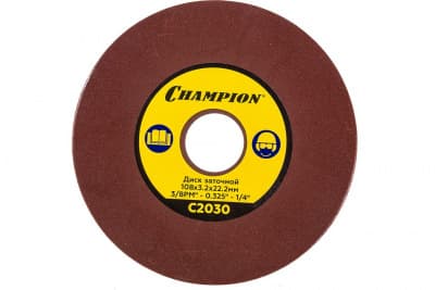 CHAMPION C2030 Диск заточной (3/8PМ", 0,325", 1/4) Ø108х3,2х22,2мм (для станка CHAMPION C2000/C2030)