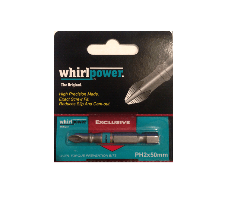 Whirlpower Бита РН1 х 50мм (ориг., зелёная, 1 шт)