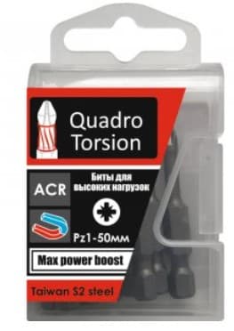 Бита PZ1, 50 мм Quadro Torsion 420150 (1шт)