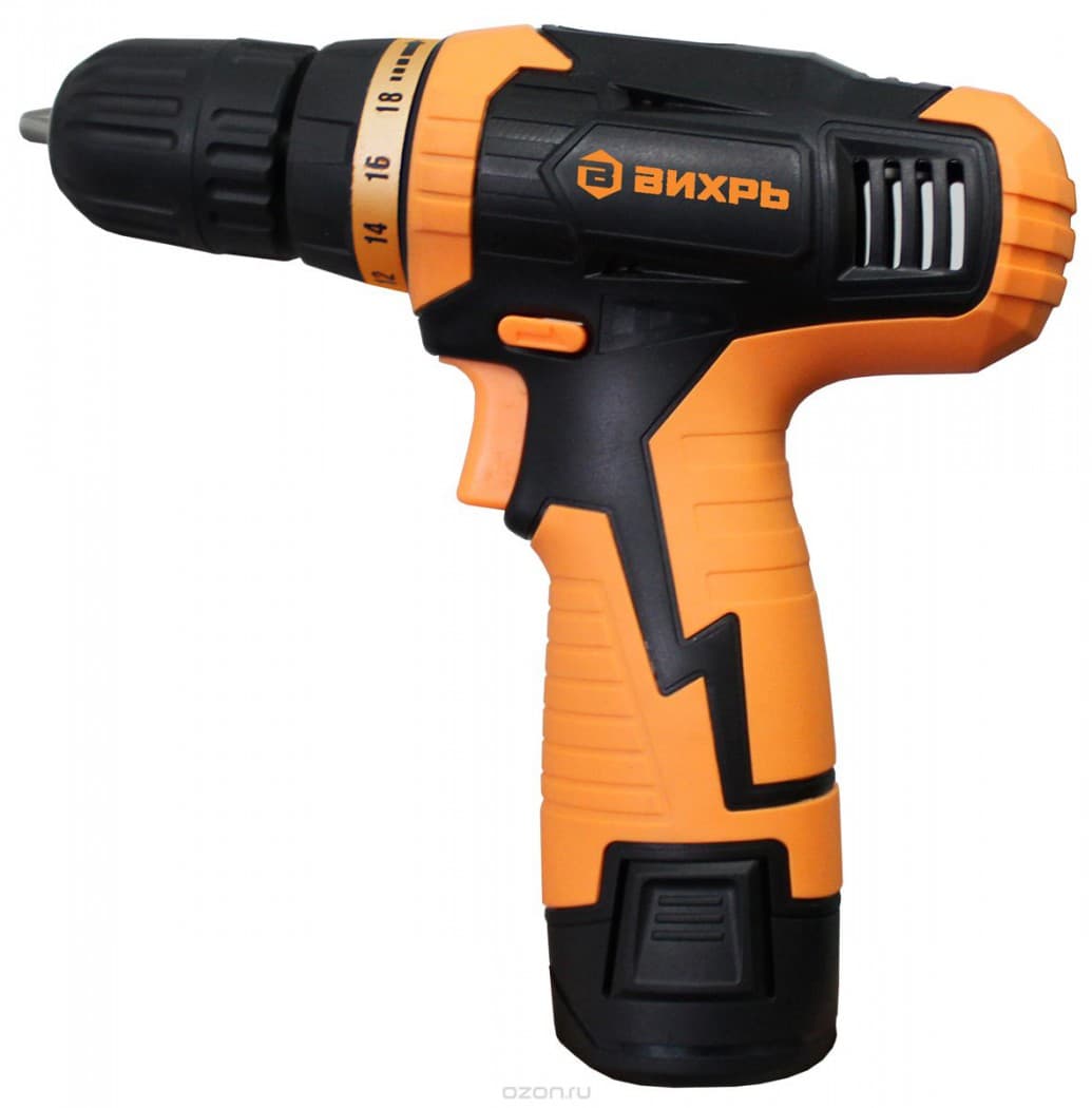 Дрель-шуруповерт ВИХРЬ ДА-12Л-2К 2