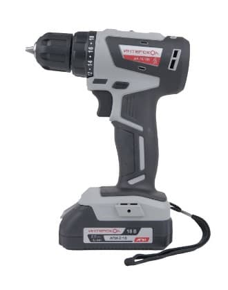 ИНТЕРСКОЛ Дрель-шуруповерт акк. ДА-10/18В 42 МиниМАКС, Li-ion АПИ (18В, б/щет, 2АКБ* 2Ач, 42Нм,3У, кейс) 709.2.2.70