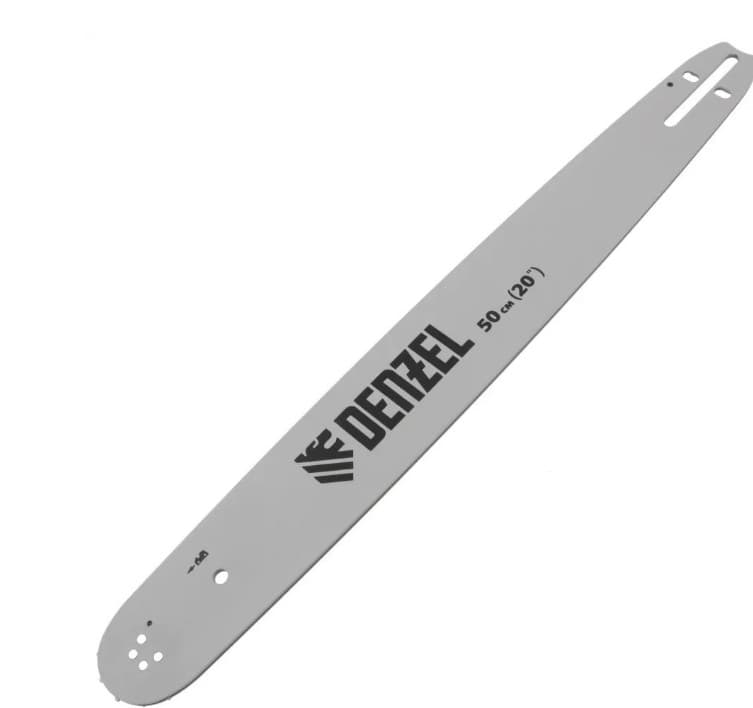 Шина для бензопилы DGS-5820, длина 50 см (20"), шаг 0.325", паз 1.5 мм, 76 звеньев Denzel 59803