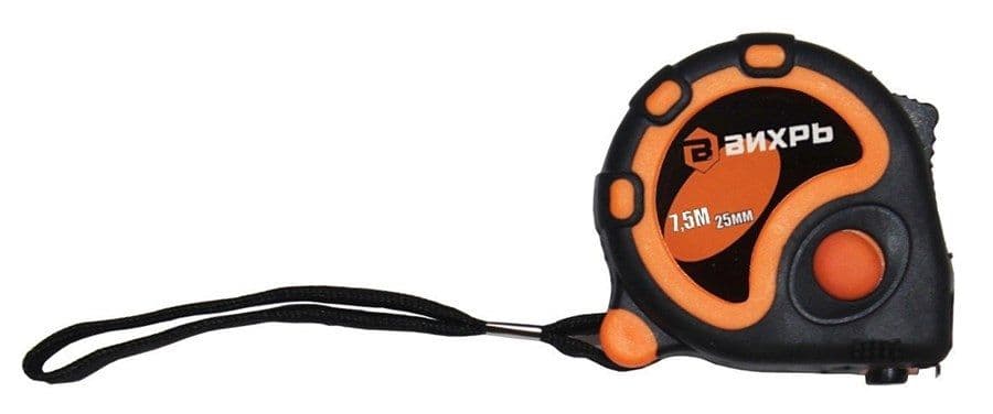 Рулетка 7,5мх25мм Вихрь 73/11/1/4